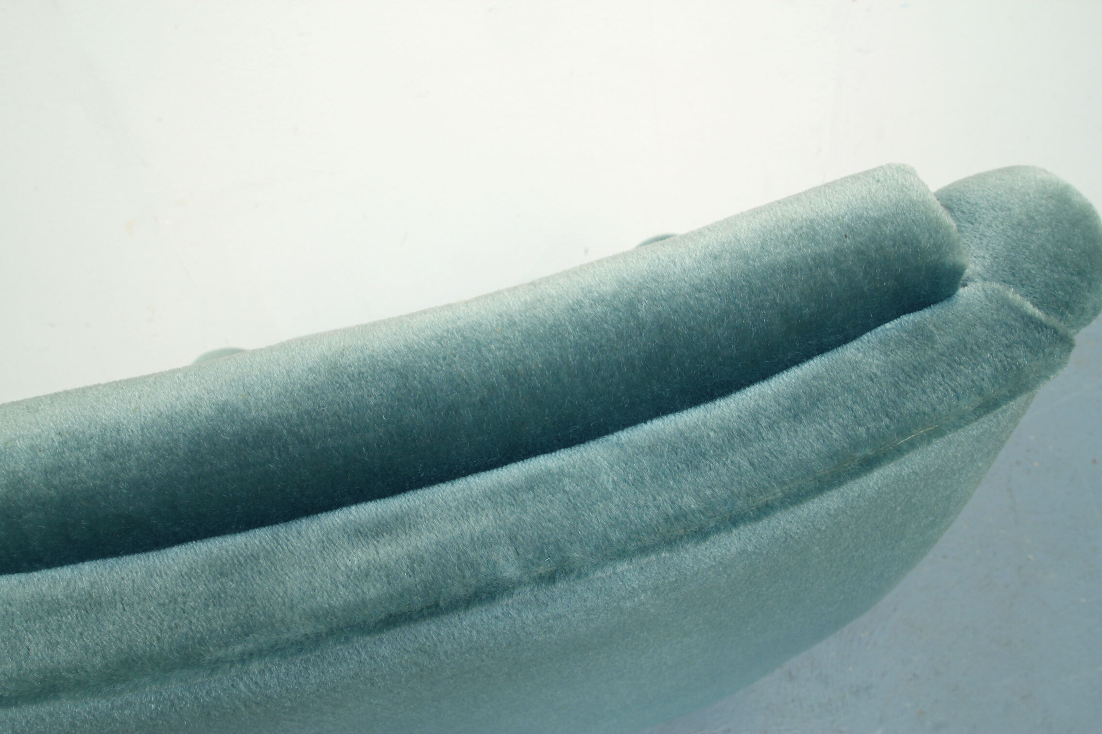 1950s clubchair in blue velour