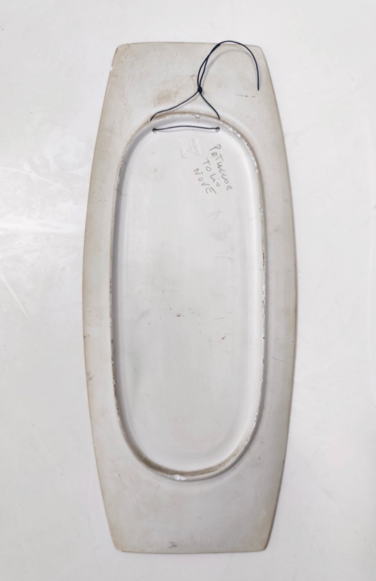 Vintage ceramic centerpiece / catchall / decorative piece by petucco & tolio, italy