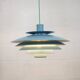 Unique blue coloured Nordic Pendant Lamp by Form Light model 52610, Denmark