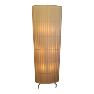 Floor lamp pleated fabric