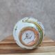 Hand-painted earthenware vase – floral and bird decoration – signed