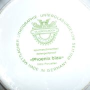 V&B Phoenix blue teapot and breakfast cup and saucer