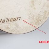 Zoomorphic duck jug in glazed ceramic Vallauris