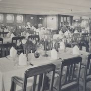 Photo argentique salle de paquebot vers 1930
