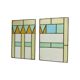 Vintage Stained Glass Window Stained Glass set of 2 Decorative Sun Catcher 40cm