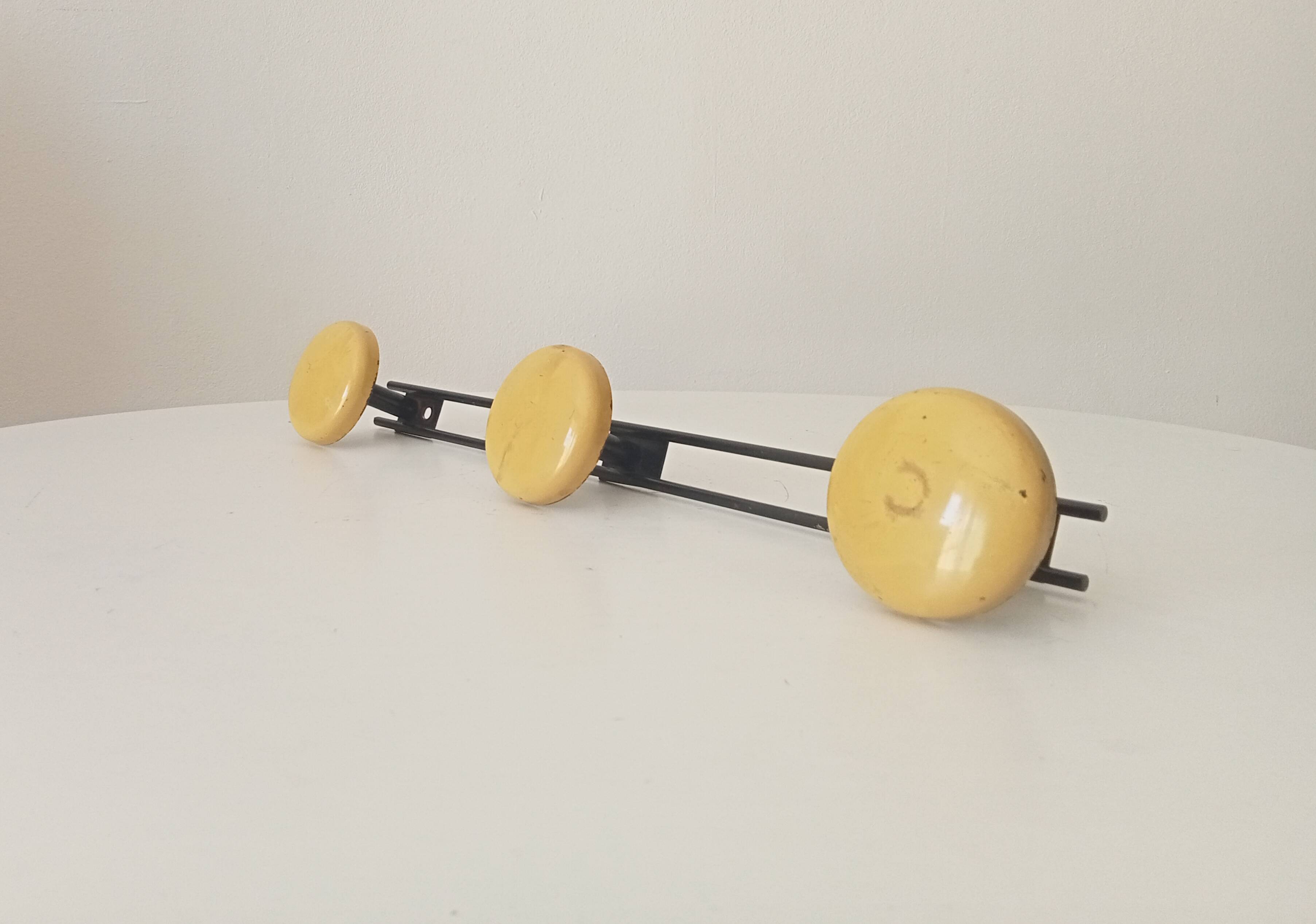 Vintage wall coat rack from the 60s/70s.