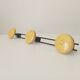 Vintage wall coat rack from the 60s/70s.