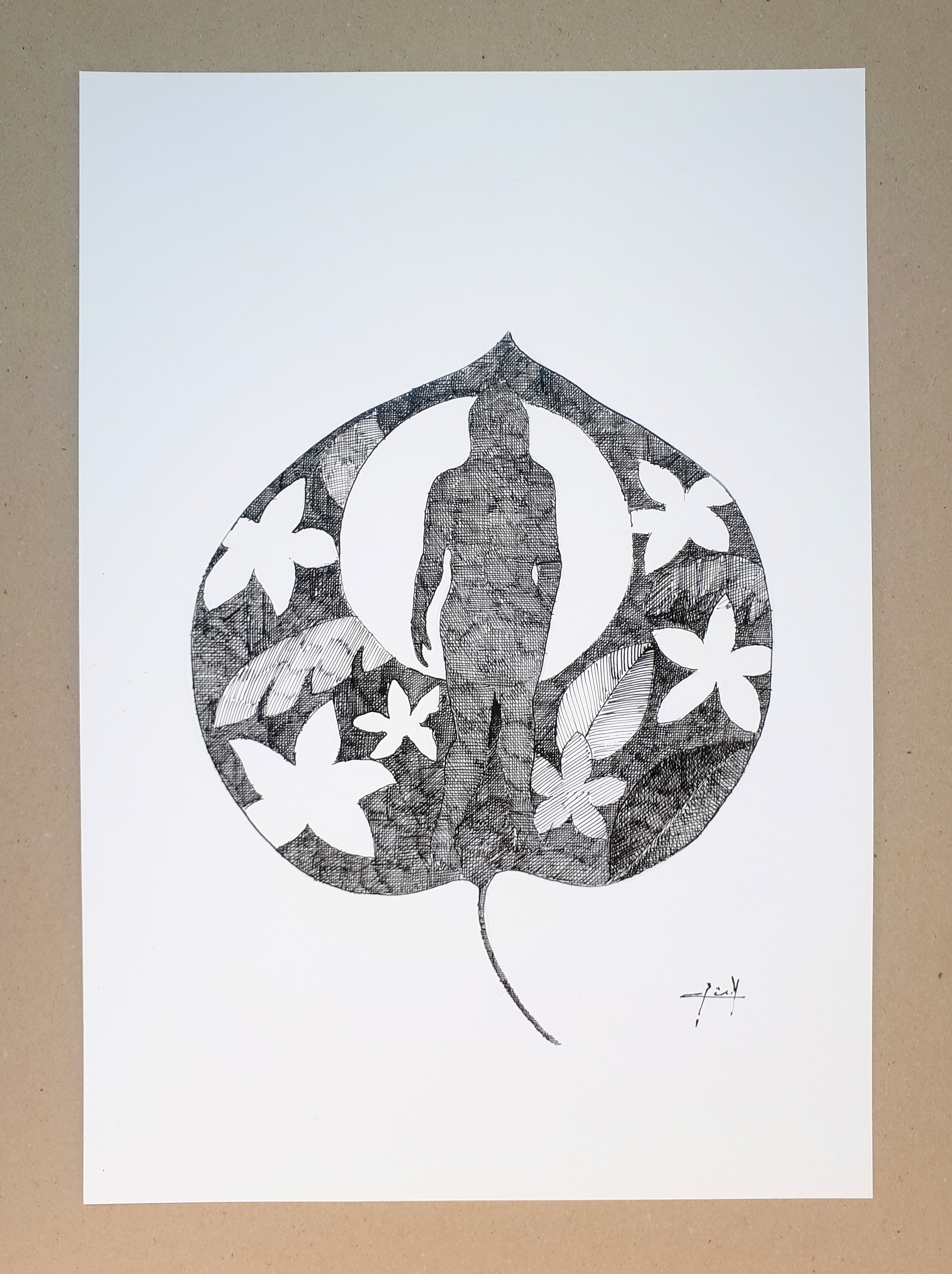 "eve" encre de chine