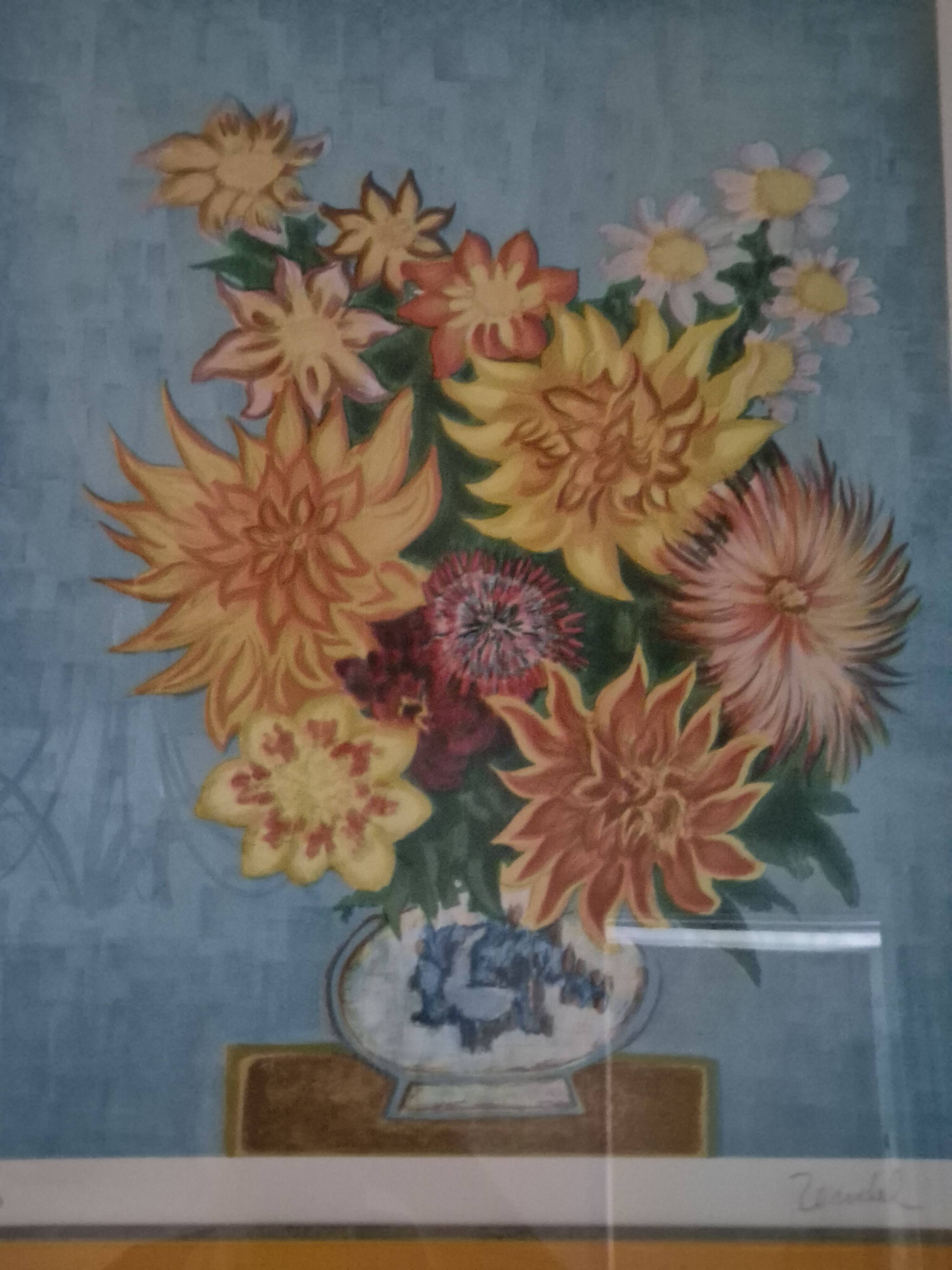 Rare Mid-Century Gabriel Zendel Signed & Numbered Lithograph