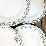 Lot of mismatched plates Terre de Fer