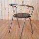 Chaise de bureau en inox vintage