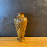 Vase en bronze Art Nouveau signé D. Simon