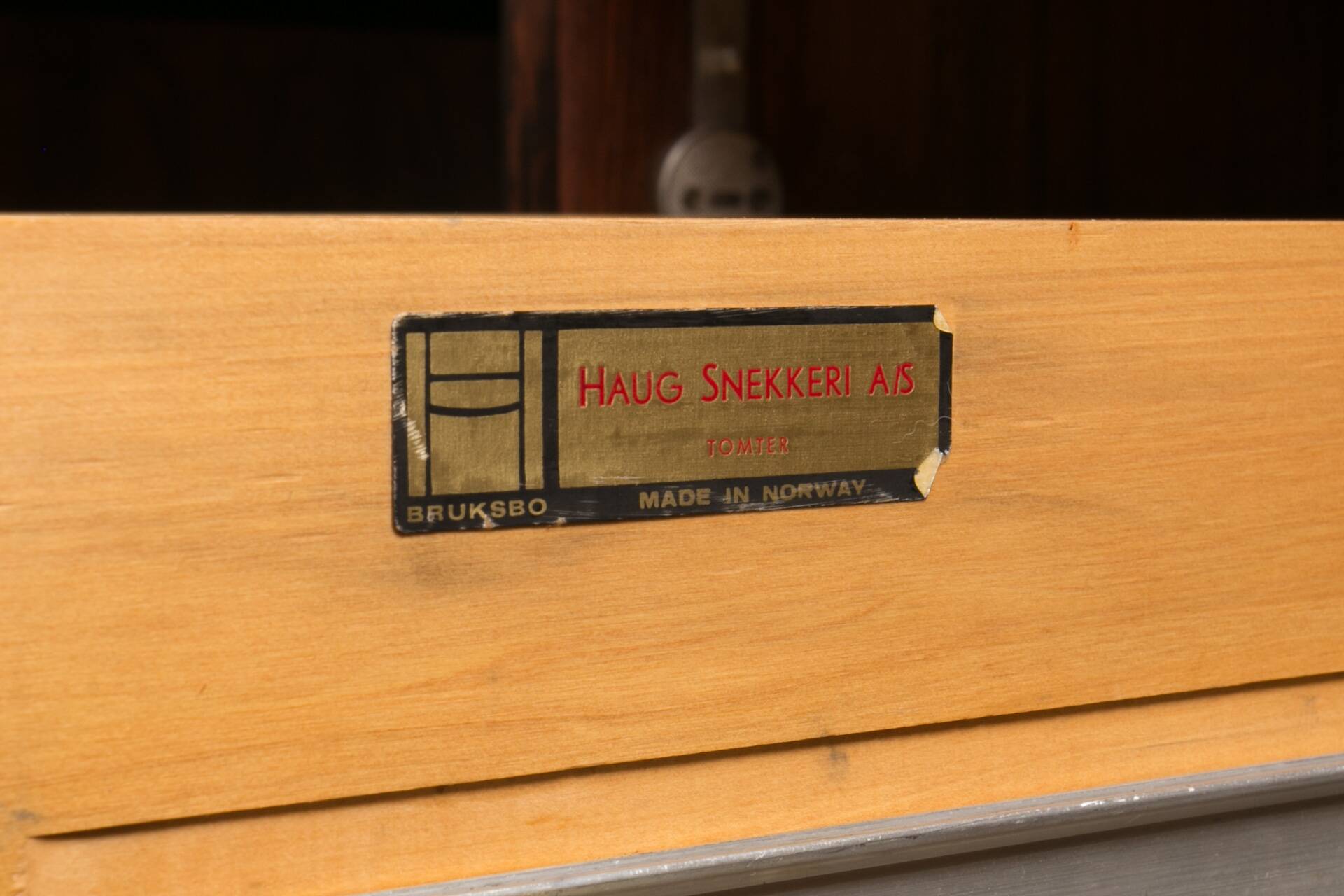 Mid-Century Modern Desk by Bruksbo, Norway, 1960s, attributed to Torbjorn A