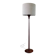Art Deco floor lamp in solid mahogany 1940s