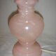 Pink marble lamp foot