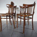 Series of 4 bistro chairs