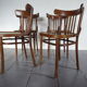 Série de 4 chaises bistrot