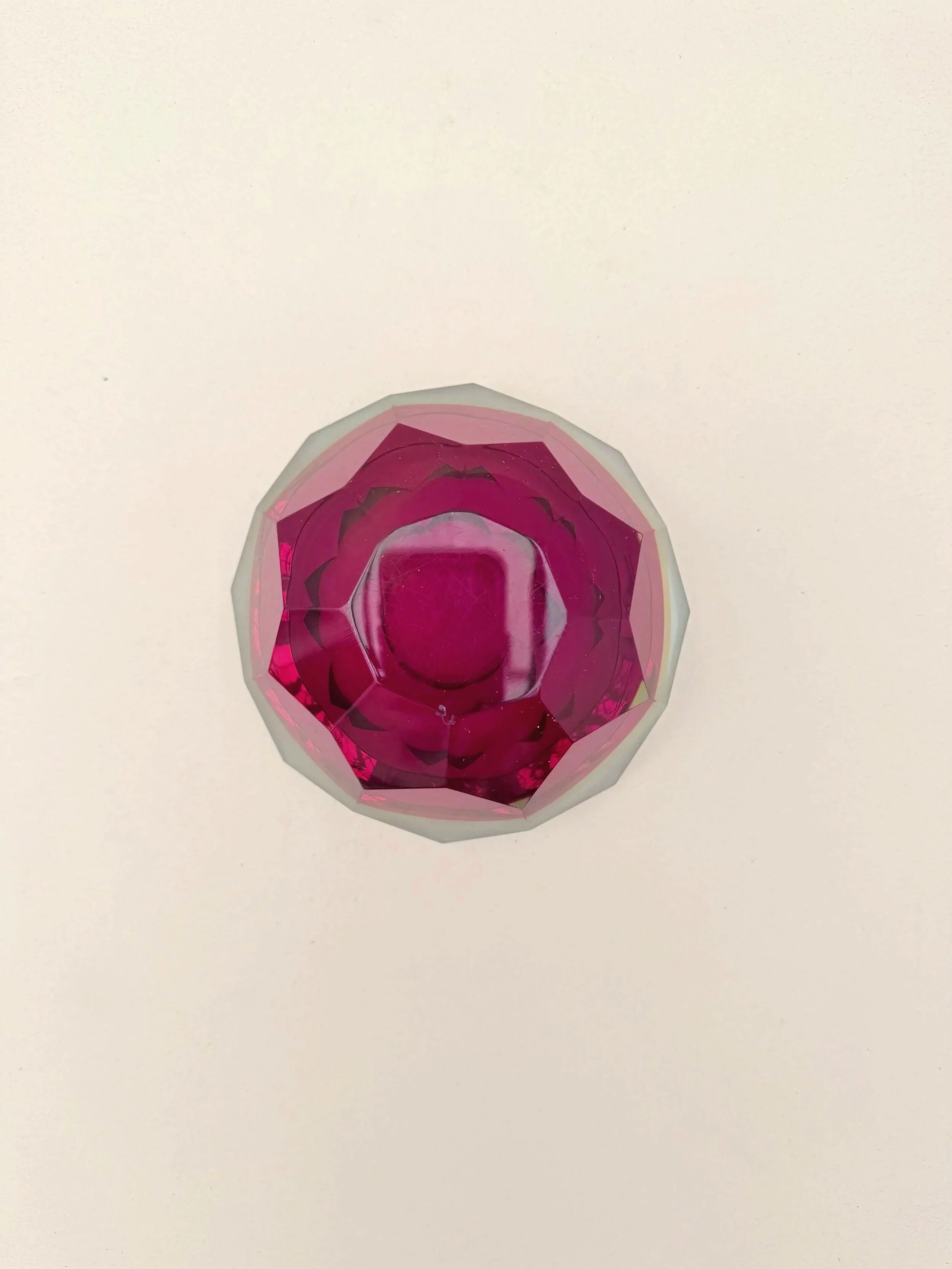 Sunk dish - Murano blown glass, Italy 1960
