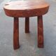 Brutalist style tripod stool
