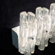 Pair of vintage lucite sconces, 1960