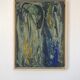Composition, 1960s. oil on canvas by jean olin 1891-1972.