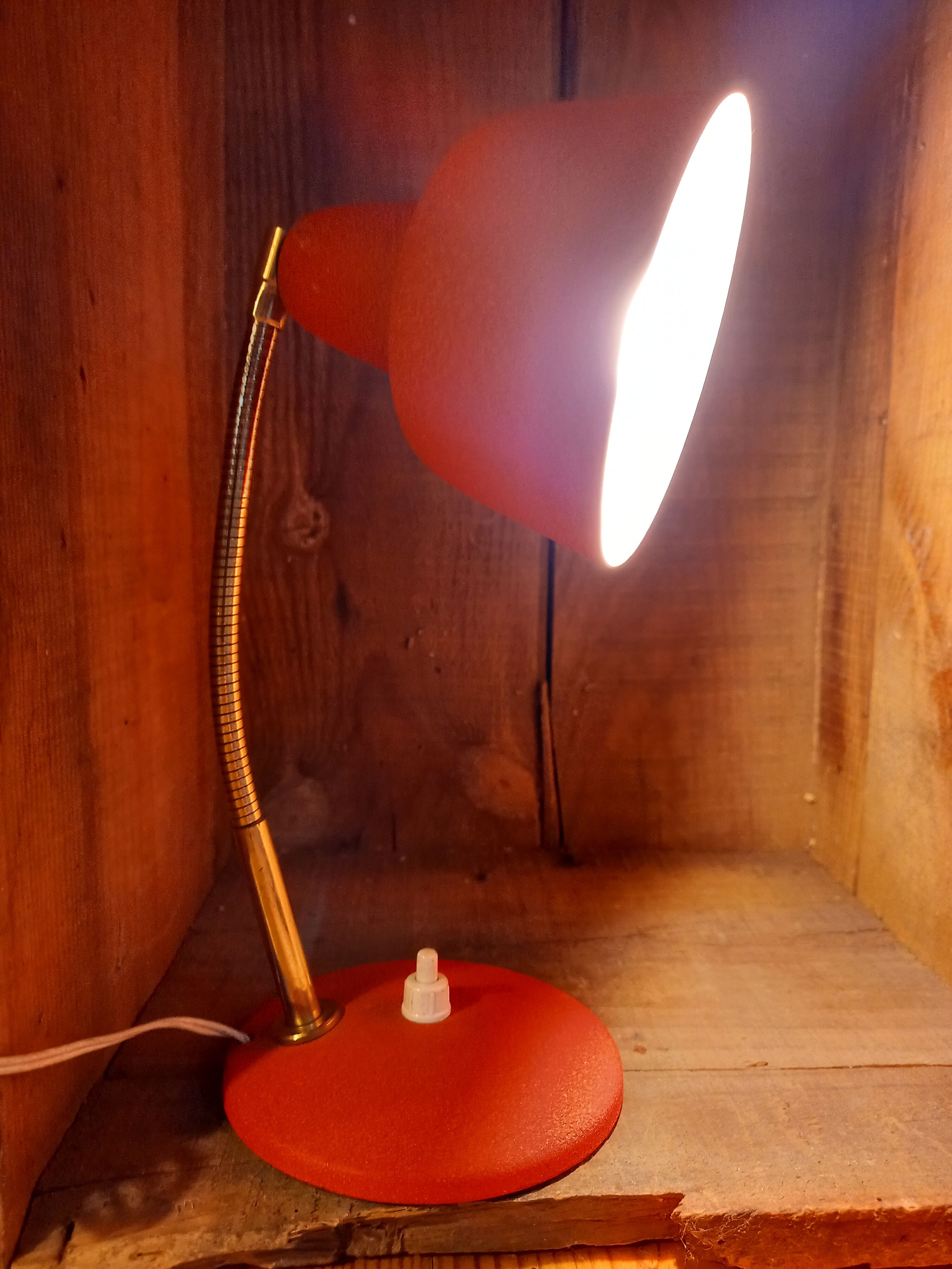 Vintage Aluminor articulated lamp, 50/60s