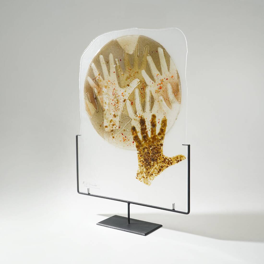Renata Minuto, glass fusion work for Studio Casarini Savona, 1990s