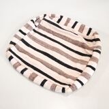 Vintage Moroccan Berber pouf in wool