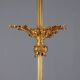 Antique gilded bronze chandelier with 3 lights, Italy, 20th century.