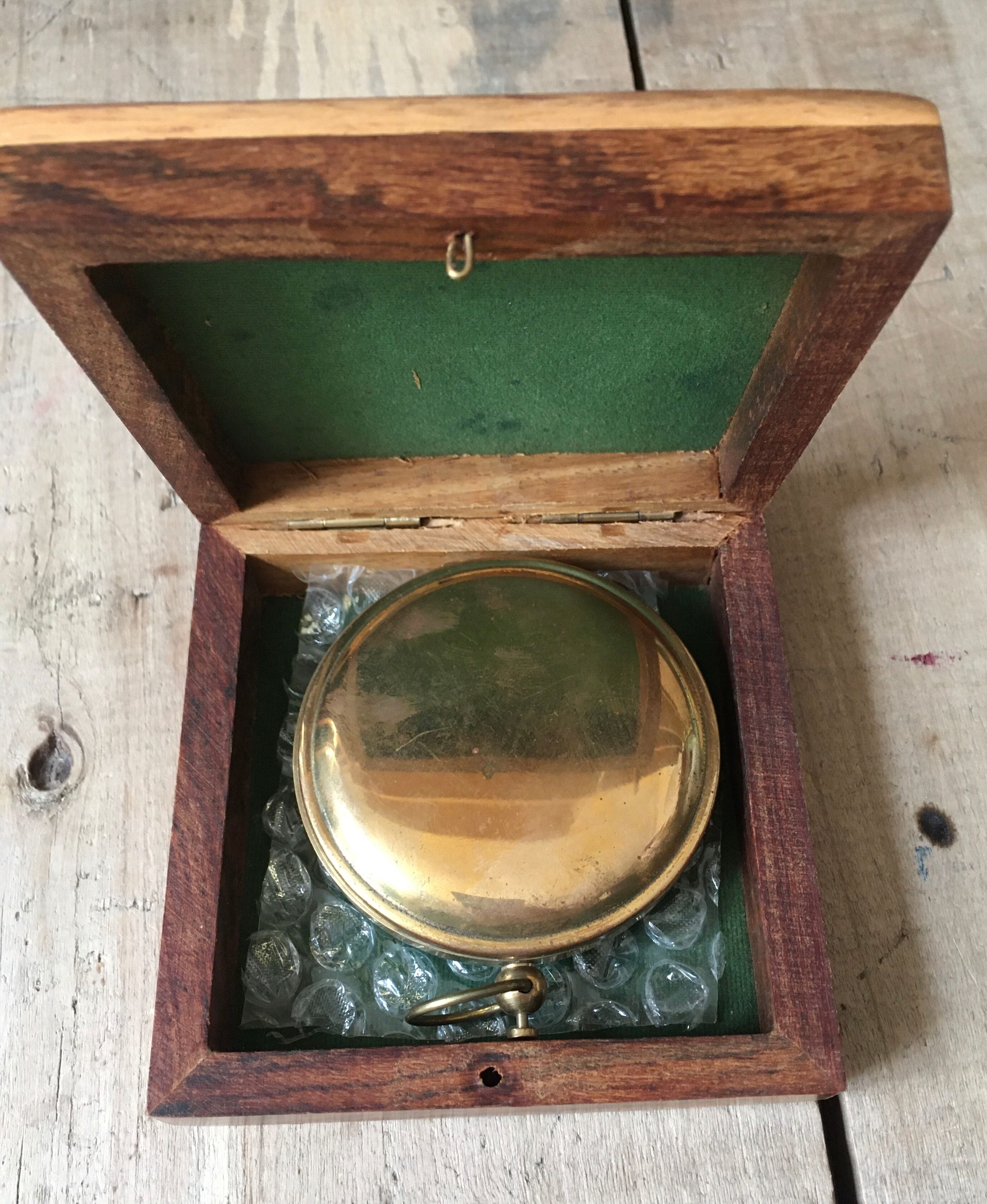 Old pocket compass