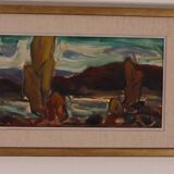 Au bord de la rivière par P.O. Zachrisson