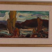 Au bord de la rivière par P.O. Zachrisson