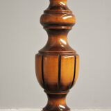 Column hanger in walnut turned beech, 1970s