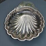 Silver-plated shell-shaped bowl/dish/vegetable dish