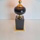 Vintage Regency Brass Table Lamp from Le Dauphin, 1970s
