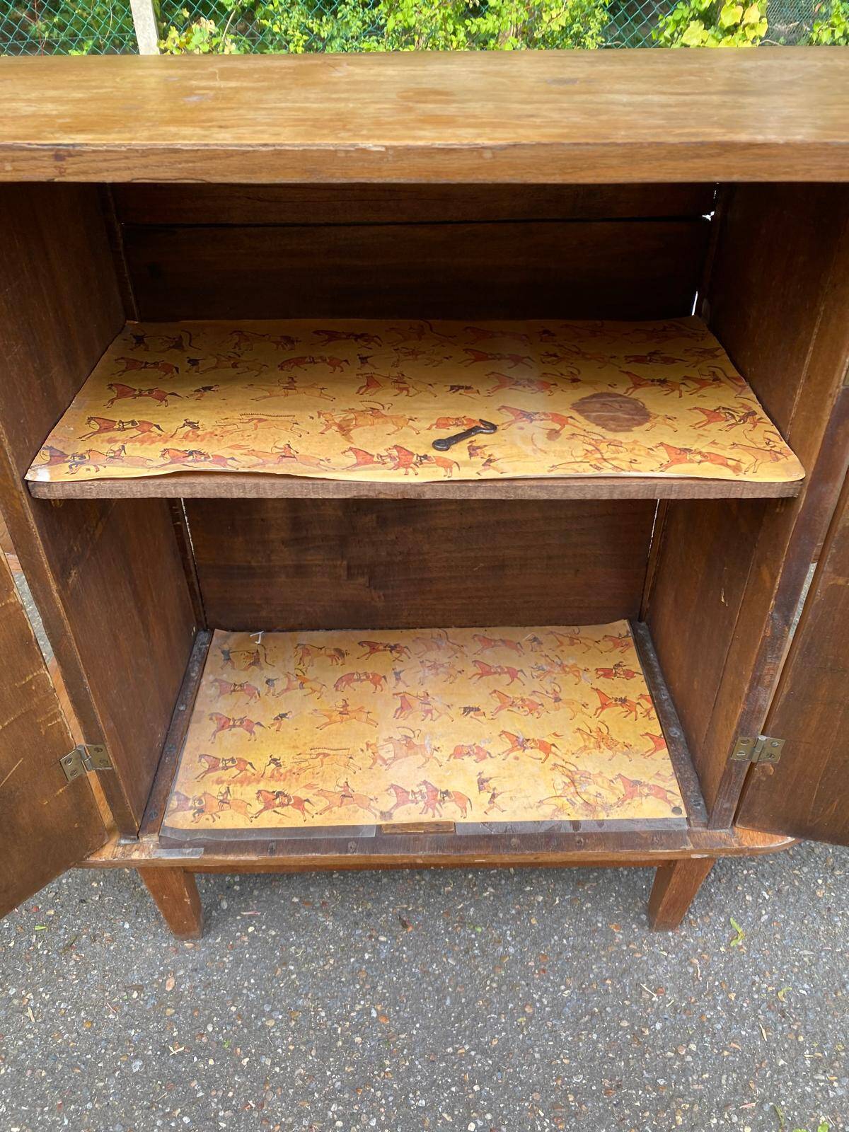 Meuble bar art déco 1950 en bois