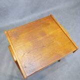 Table TV en chêne Jiràk par Drevotex, Vintage Tchèque 1960