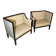 Pair of armchairs