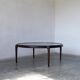 Grande table basse du milieu du siècle en acajou