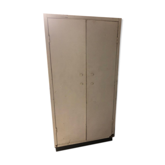 Industrial metal kitchen cabinet