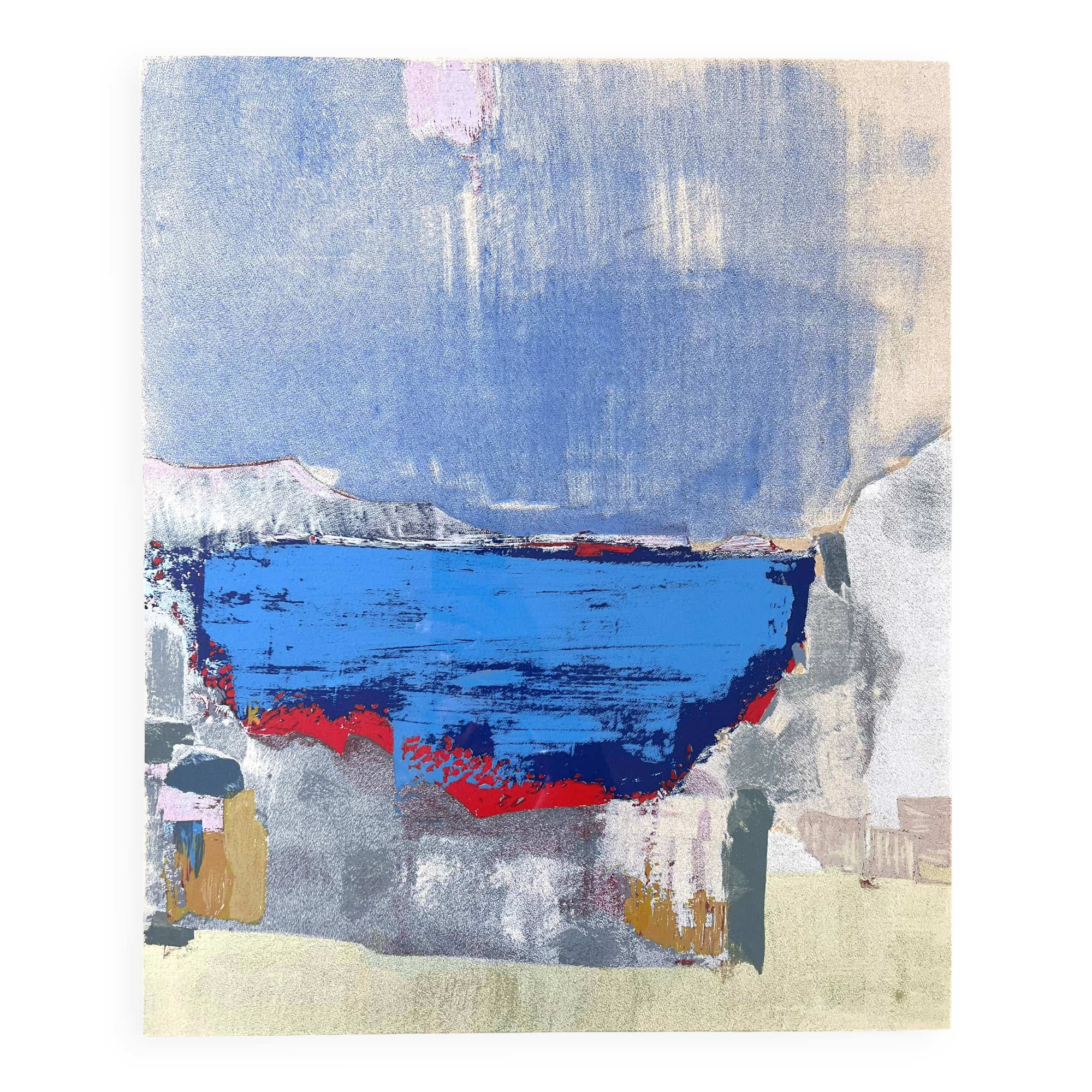 Mowan 1966 - Signed artist's proof - Abstract lithograph