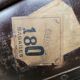Antique cardboard suitcase