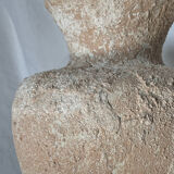 Beige sandy textured vase