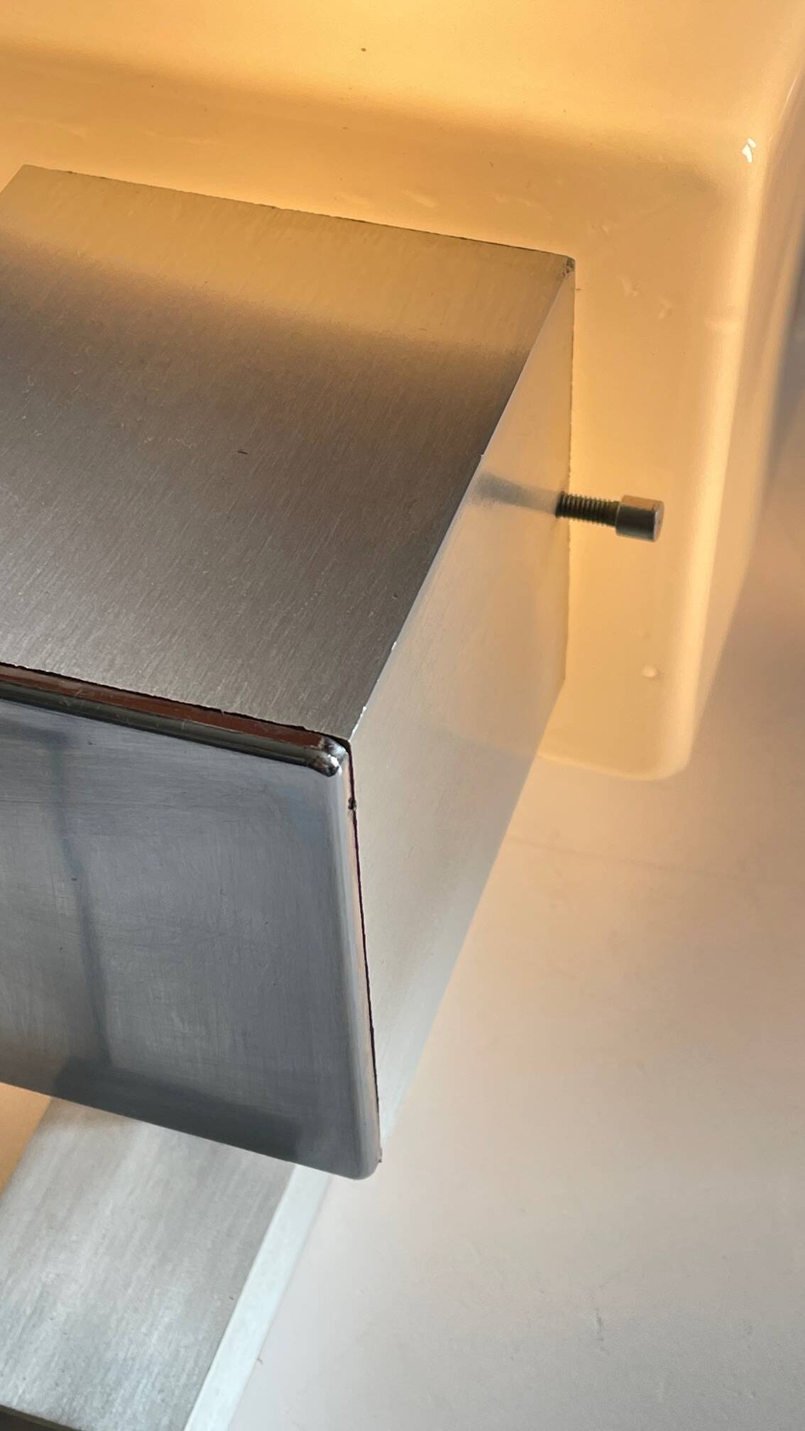 Space age style mazzega wall light