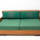 Mid century folding sofabed by Jindřich Halabala, 1950´s