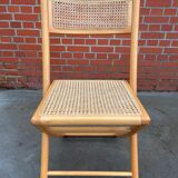 Vintage cesca style wooden folding chair design