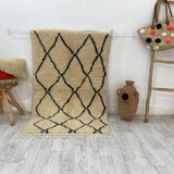 Handmade wool Berber rug 153 x 91 CM
