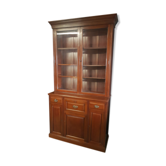 English secretary in old mahogany