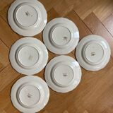 Rustic dessert plates from Sarreguemines