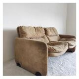Two-seater sofa signed model Sandwich T. Ammannati & G.P. Vitelli for Brunati
